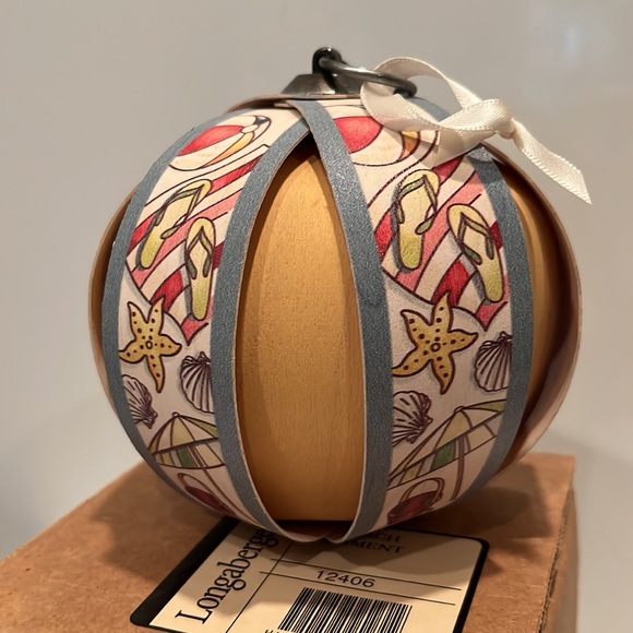 Longaberger Ornament - 2012 Beach Ornament NWT and NIB - Picture 4 of 13